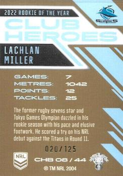 2023 NRL Traders Titanium - Club Heroes Bronze #CHB08 Lachlan Miller Back